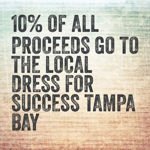 10% of proceeds goes to charity